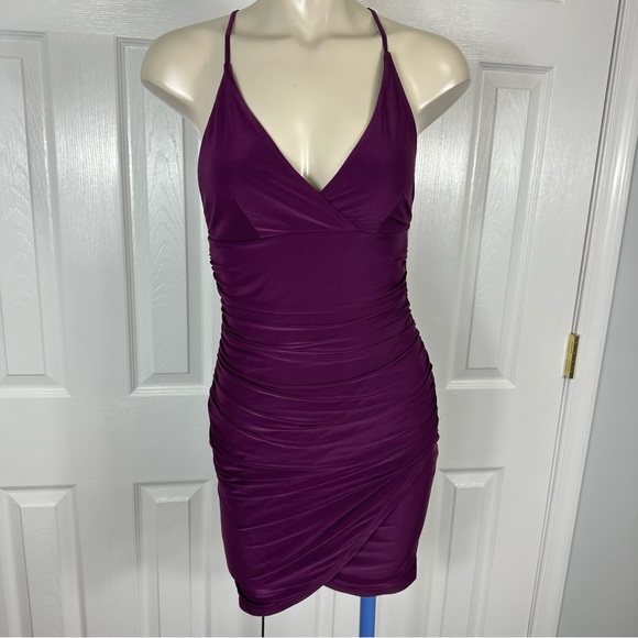 FOREVER 21 dress PLUM PURPLE sleeveless small party dress WOMENS APPAREL new S - Picture 8 of 12
